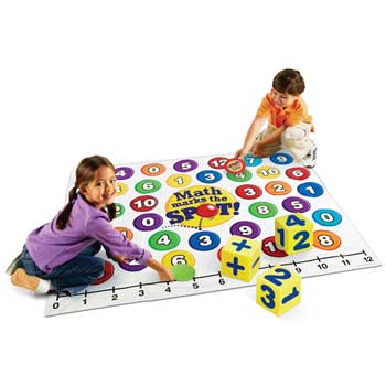 Learning Resources Math Marks The Spot A Math Activity Mat