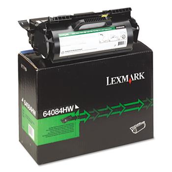 Lexmark 64084HW High-Yield Toner, 21000 Page-Yield, Black