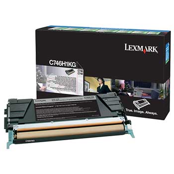 Lexmark C74x Black Toner Cartridge, High Yield