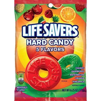 LifeSavers Hard Candy Bag, Five Flavors, 6.25 oz