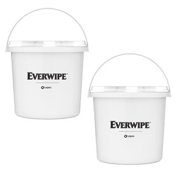 Everwipe Wet Wipe Dispenser Bucket with Resealable Lid, 2/CT