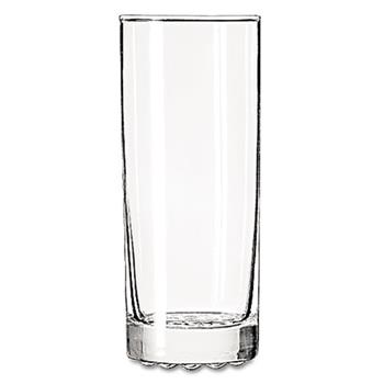 Libbey Nob Hill Glass Tumblers, 10 1/2 oz, Clear, Tall Hi-Ball Glass, 36/Carton