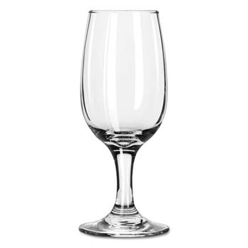 Libbey Embassy Flutes/Coupes &amp; Wine Glasses, Wine Glass, 6.5oz, 6 1/4&quot; Tall