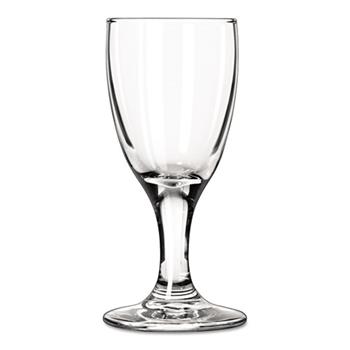 Libbey Embassy Brandy Glasses, Sherry Glass, 3 oz, Clear, 12/Carton