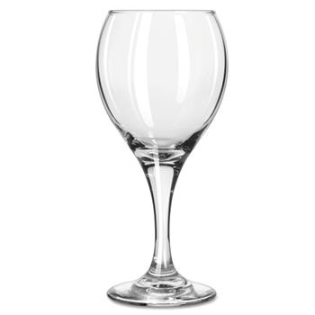 Libbey Teardrop Glass Stemware, Wine, 10.75oz, 7 1/4&quot; Tall, 36/CT