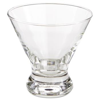 Libbey Cosmopolitan Beverage Glasses, Cocktail/Dessert, 8.25 oz, 3 7/8&quot; Tall, 12/CT