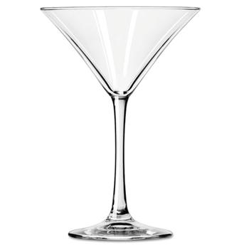 Libbey Vina Fine Cocktail Glasses, Martini, 8 oz., 6 7/8&quot; Tall, 12/CT