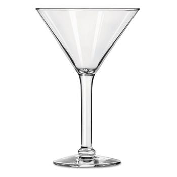 Libbey Grande Collection Glass Stemware, Salud Grande Martini, 8 1/2oz, Clear, 12/CT
