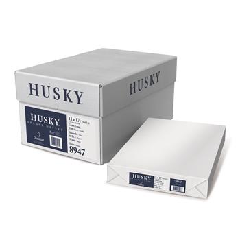 Husky Digital Paper, 94 Bright, 60 lb, 11&quot; x 17&quot;, White, 500 Sheets/Ream, 5 Reams/Carton