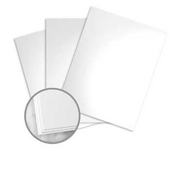 Lindenmeyr Cover Stock, 90 lb, 8.5&quot; x 11&quot;, White, 2000 Sheets/Carton