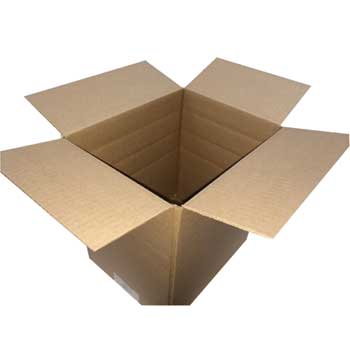 W.B. Mason Co. Multi-Depth boxes, 14&quot; x 12&quot; x 6&quot;, Brown, 25/BD