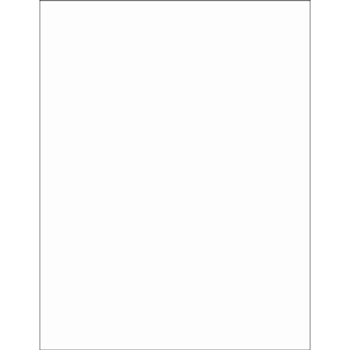 W.B. Mason Co. Rectangle Laser Labels, 8-1/2 in x 11 in, Clear, 1/Sheet, 100 Sheets/Case