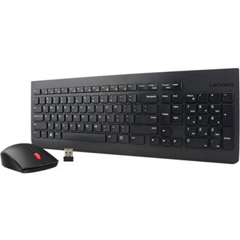 Lenovo Essential Wireless Keyboard and Mouse Combo, USB, Black