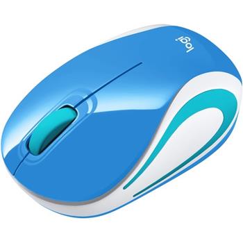 Logitech Wireless Mini Mouse M187, USB, Blue