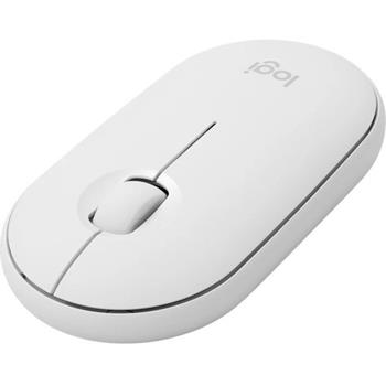 Logitech Pebble i345 Mouse, Wireless, Bluetooth, White