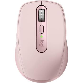 Logitech MX Anywhere 3 Wireless Mouse, Bluetooth/Radio Frequency, 6 Button(s), Rose