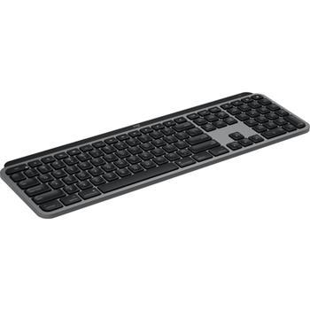 Logitech MX Keys for Mac Keyboard, Wireless Connectivity, Bluetooth/RF, 32.81 ft Range, Space Gray