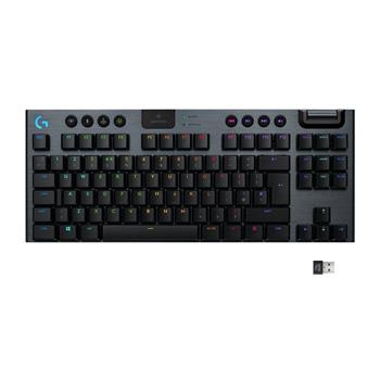 Logitech G915 TKL Tenkeyless Lightspeed Mechanical Gaming Keyboard, Wireless, Black