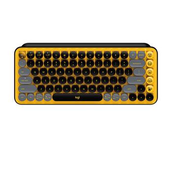 Logitech Wireless Mechanical Keyboard with Customizable Emoji Keys , 4 Emoji Hot Key(s), Blast