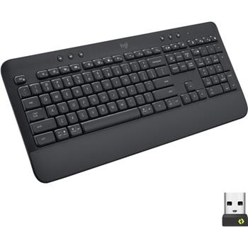 Logitech Signature Keyboard, K650, Wireless, Graphite