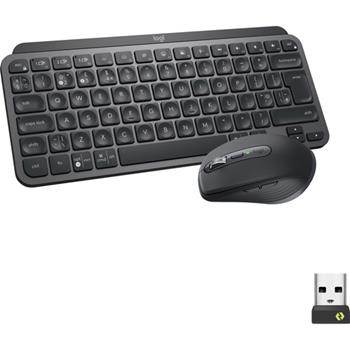 Logitech MX Keys Mini Keyboard and Mouse Combo, Business, Wireless, Graphite