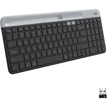 Logitech Slim Multi-Device Wireless Keyboard, K585, Bluetooth, Black