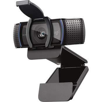 Logitech C920S Webcam, 2.1 Megapixel, 1920 x 1080 Video, Auto-focus, Microphone