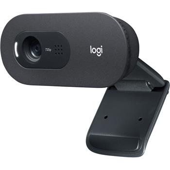 Logitech C505e Webcam, 1280 x 720 Video, Fixed Focus, Widescreen, Microphone