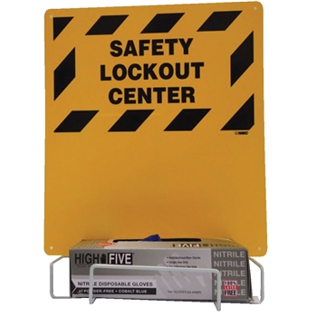 NMC Sign, Electrical Lockout, Backboard and Rack, 16&#39;&#39; x 15&#39;&#39;