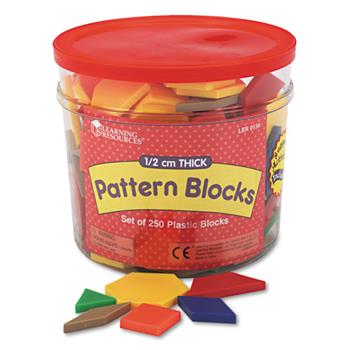 Learning Resources Pattern Blocks, Grades Pre-K and Up