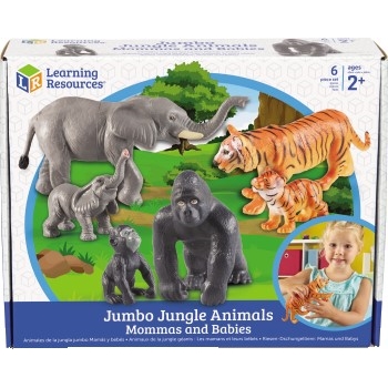 Learning Resources Jumbo Jungle Animals, 6/ST