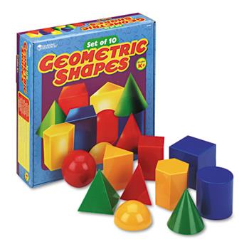 Learning Resources Large Geometric Shapes, for Grades K and Up