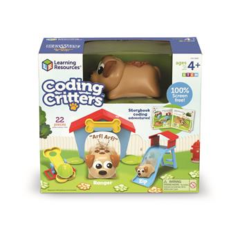 Learning Resources Coding Critters Ranger &amp; Zip, Interactive Coding Toy, Set of 22 Pieces