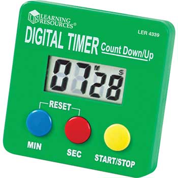 Learning Resources&#174; Count Down/Up Digital Timer