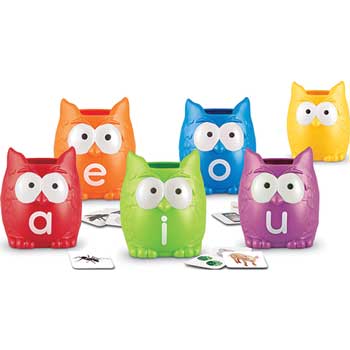 Learning Resources Vowel Owls™ Sorting Set