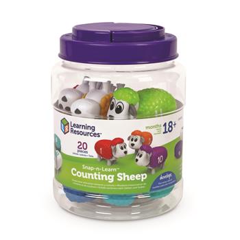 Learning Resources Snap-N-Learn Counting Sheep, Counting &amp; Sorting Toy