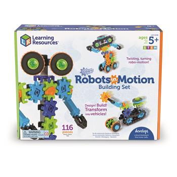 Learning Resources Gears! Gears! Gears! Robots in Motion, Set of Pieces 116