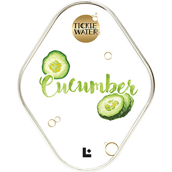 Lavit EcoCap, Tickle Water, Cucumber, 0.08 oz, 18/Box