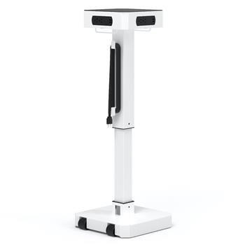 Luxor LuxPower Mobile AC/USB Charging Tower, 16 Devices, Height Adjustable, Steel, White, 14&quot;W x 14&quot;L x 26&quot;-40&quot;H