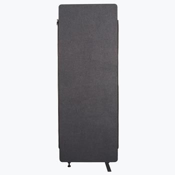 Luxor Reclaim Acoustic Room Dividers Expansion Pannel, Slate Gray, 24&quot;W x 66&quot;H