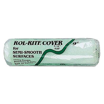 Linzer Semi-Smooth Paint Roller Cover, 3/8&quot; Nap, 9&quot;, Green