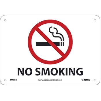 NMC™ Sign, No Smoking, 10&#39;&#39; x 8&#39;&#39;, High Density Polyethylene