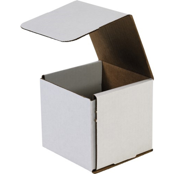 W.B. Mason Co. Corrugated mailers, 8&quot; x 8&quot; x 8&quot;, Oyster White, 50/BD