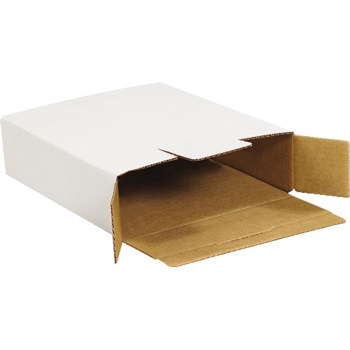 W.B. Mason Co. Side Loading Locking mailers, 11 1/8&quot; x 8 5/8&quot; x 2 1/2&quot;, White, 50/BD