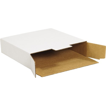 W.B. Mason Co. Side Loading Locking mailers, 12 1/8&quot; x 9&quot; x 2 1/2&quot;, White, 50/BD
