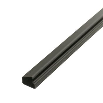 Cord Away Cord Channel, Locking Latch, 1-1/2&quot; x 7/8&quot; x 46&quot;, Black