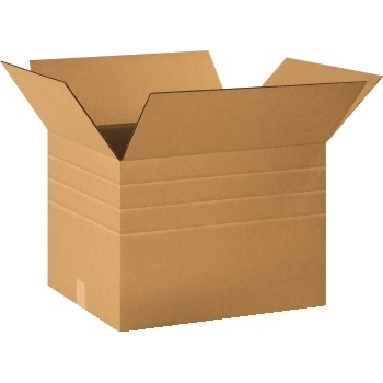 W.B. Mason Co. Brown Corrugated - Multi-Depth boxes, 11 1/4&quot;l x 8 3/4&quot;w x 6&quot;h, 20/Bundle