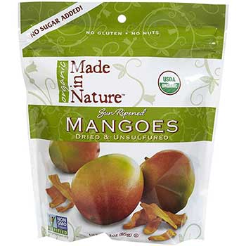 Made in Nature Dried Mango, 3 oz., 6/CS