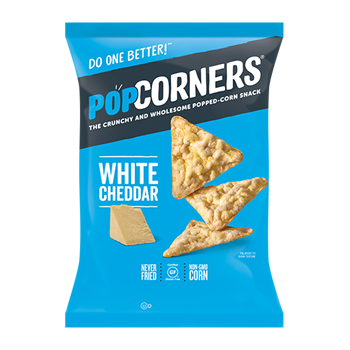 PopCorners&#174; White Cheddar Popped-Corn Chips, 1.0 oz., 64/CS