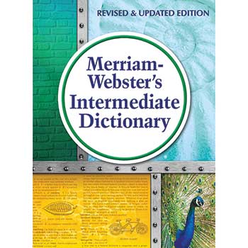 Merriam Webster Intermediate Dictionary, Grades 6-8, Hardcover, 1,024 Pages